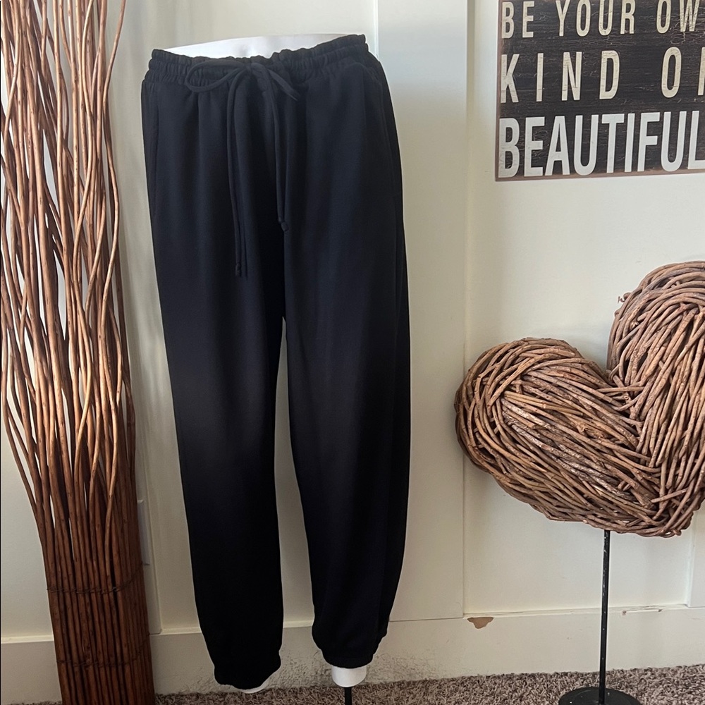 Philosophy Black Joggers with Drawstring